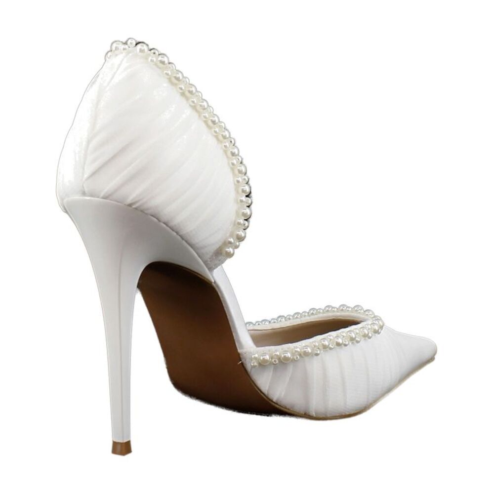 Steve Madden Elegant Ivory Mesh - Picture 7 of 8